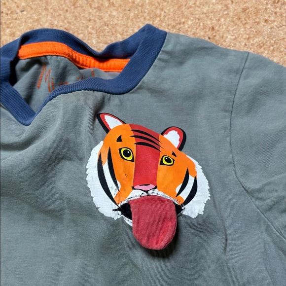 Mini Boden Tee 3-4Y Tiger I3 - Picture 3 of 6